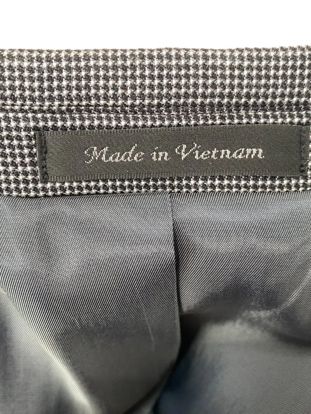 Calvin Klein Mens Blazer Suit Jacket 52 Regular Black Check
